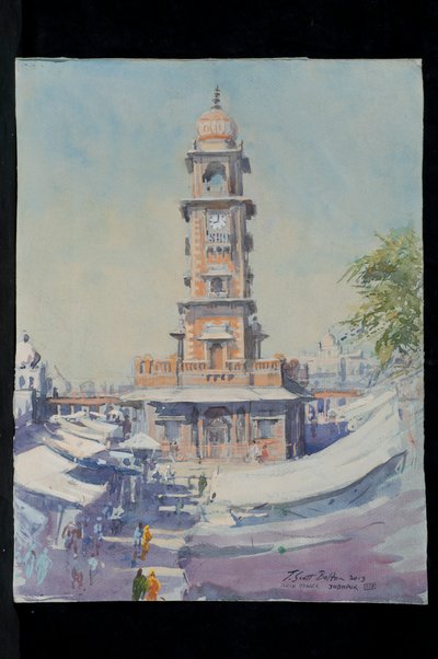 Clock Tower, Jodhpur, 2013 by Tim Scott Bolton